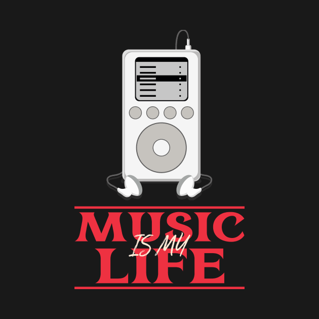 Music is my Life Hip Hop by Pro-Clothing