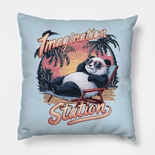 Imagination Station Relaxing Panda Pillow