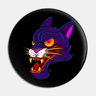 New school panther Pin