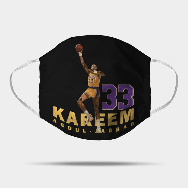 Kareem Abdul-Jabbar Los Angeles 1984-85 Retro Design - Kareem Abdul ...