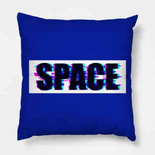 Stylish glitch effect Pillow