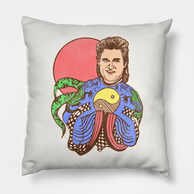 Big Trouble Jack Burton Fu Manchu Tank Pillow by darklordpug