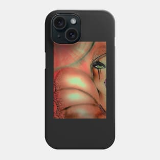 DARK PEACH PINK PIERROT Phone Case