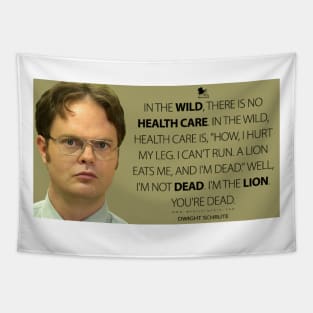 The office: Funny dwight quote Tapestry