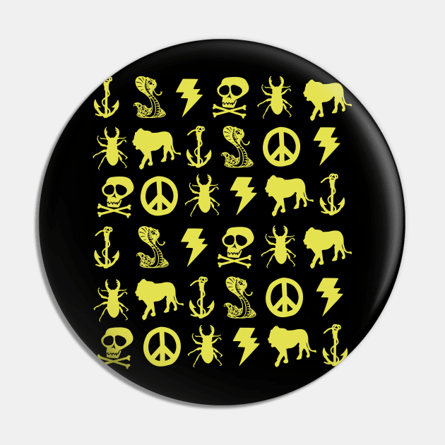 Jesse Pinkman Yellow Icons Pin by NerdShizzle