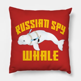 Russian Spy Whale Pillow