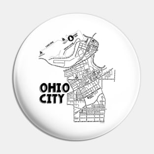 Ohio City Map Pin