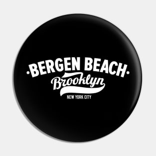 Bergen Beach Logo - Brooklyn, NY Apparel Pin