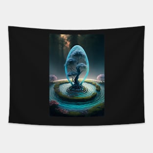 Magical Garden of Peace Tapestry