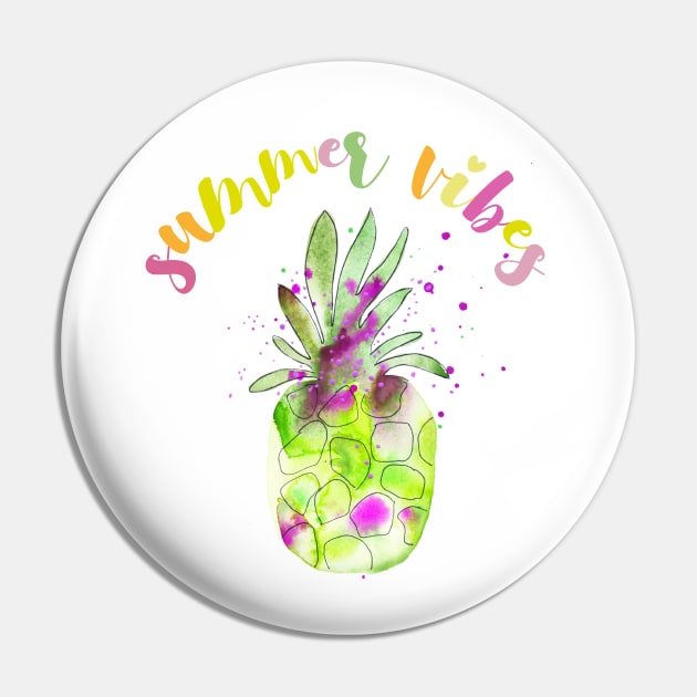 Summer Vibes Green Pin by Anines Atelier