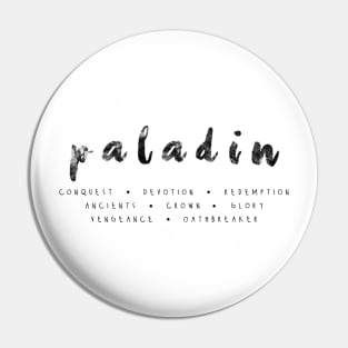 Paladin Dungeons and Dragons | D&D | DnD Gifts | RPG Gifts Pin