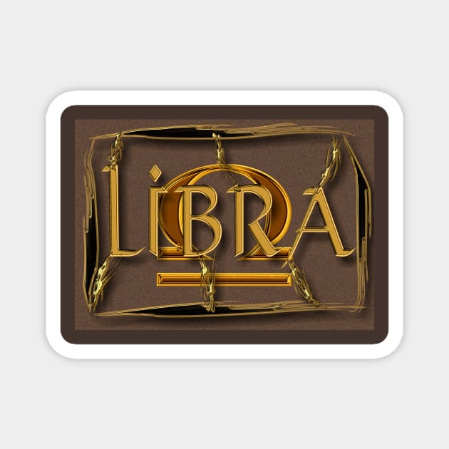 Libra, zodiac sign Magnet by robelf