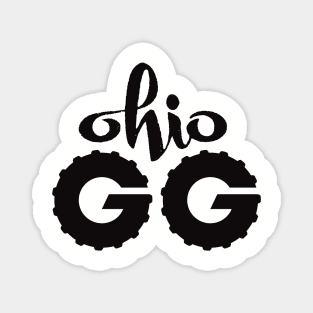 OGG black logo Magnet