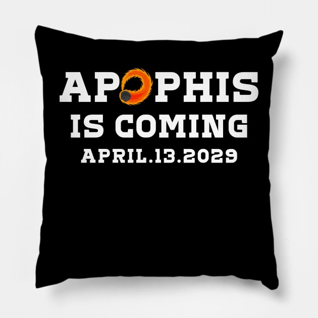 Apophis Asteroid is coming 99942 APRIL.13.2029 T-Shirt Pillow by MetAliStor ⭐⭐⭐⭐⭐