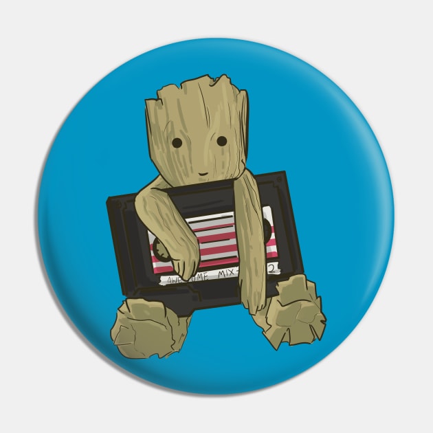 baby groot Pin by inkpocket