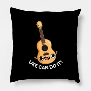 Uke Can Do It Funny Ukulele Pun Pillow