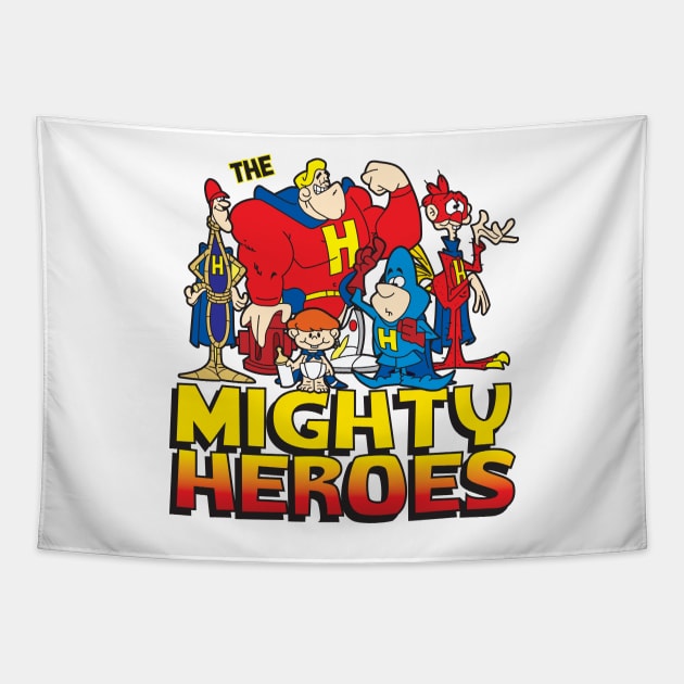 Mighty Heroes Tapestry by Chewbaccadoll