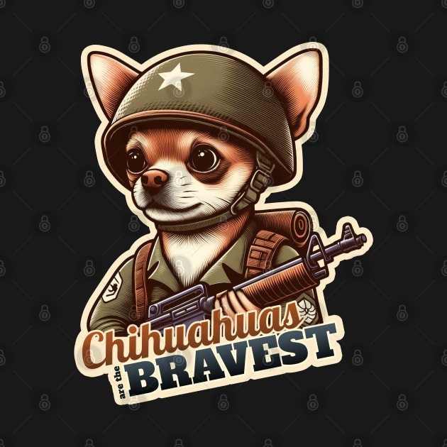 Chihuahua soldier by k9-tee