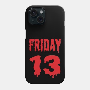 Friday the 13th minimalist design Phone Case