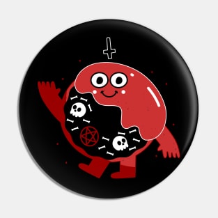 Demon Donut Pin