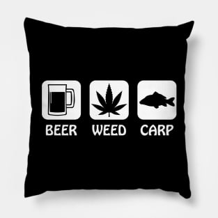 Beer Weed Carp Pillow