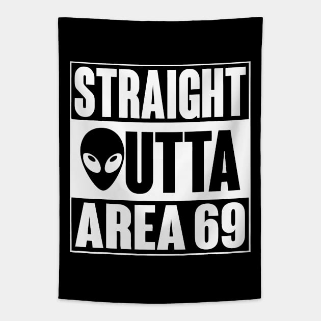 straight outta area 69 Tapestry by Vamp Pattern