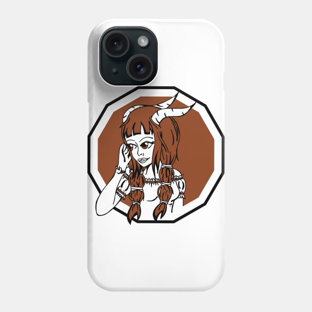 Astro Capricorn woman Phone Case by COLeRIC