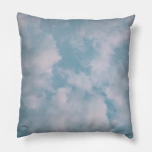 Cloudy Blue Sky Pillow