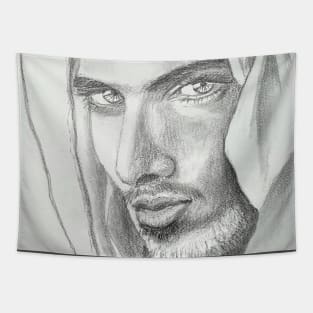 blue eyed man Tapestry