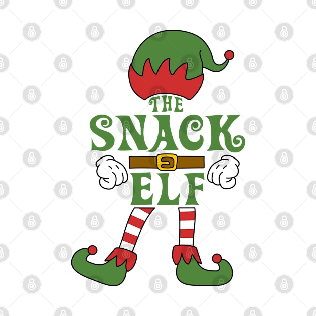 The Snack Elf Christmas Family Matching Outfits Group Attire by HappyGiftArt