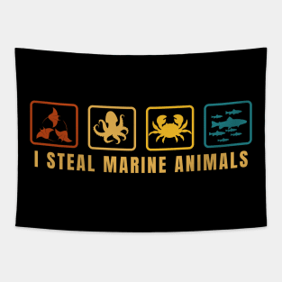 I-Steal-Marine-Animals Tapestry