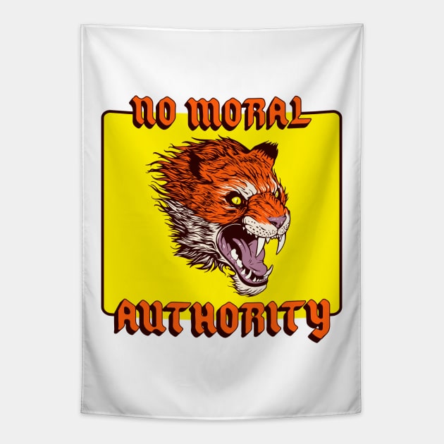 No Moral Authority Tapestry by benjaminhbailey