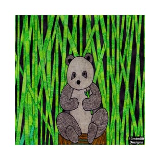 Panda in Bamboo T-Shirt