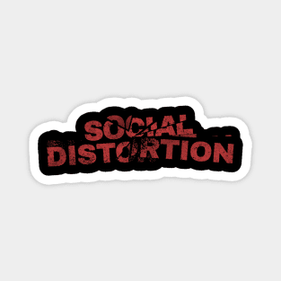 social distortion grunge style Magnet