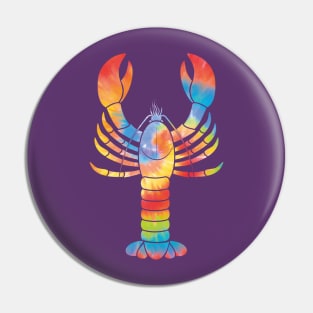 tie dye lobster Pin