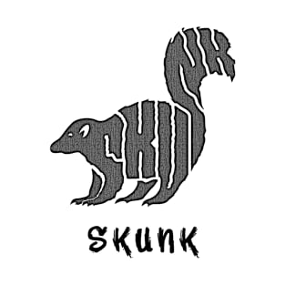 SHUNK Logo Font T-Shirt