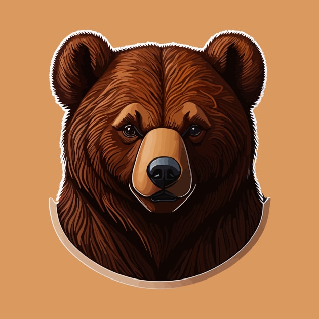 Grizzly Bear Portrait by SpriteGuy95