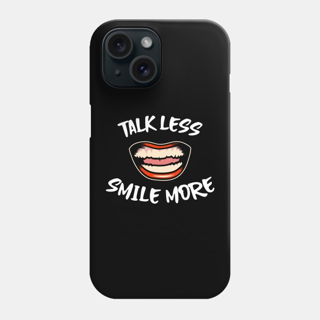 Hamilton Talk Less, Smile More Phone Case by JC's Fitness Co.