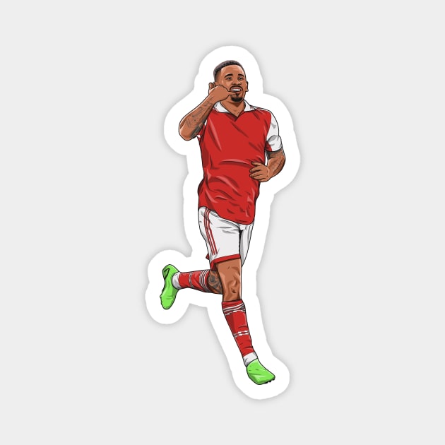 Gabriel Jesus Magnet by Ades_194