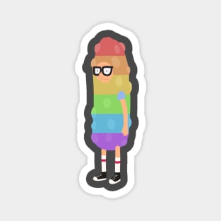 Rainbow Pickle Tina Magnet