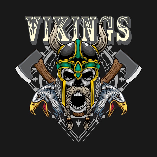 Viking Skull 4.4 by Harrisaputra