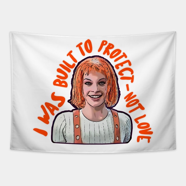 Leeloo/5th Element Quote Tribute Art Tapestry by DankFutura