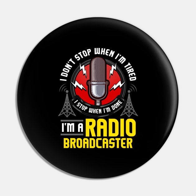 Radio Broadcaster Pin by lateefo