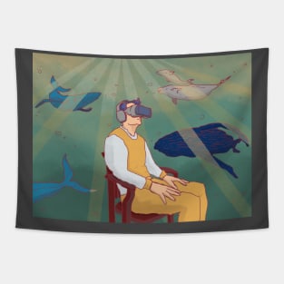 Whale watching Tapestry