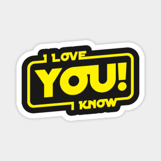 I Love You I Know Yellow Magnet