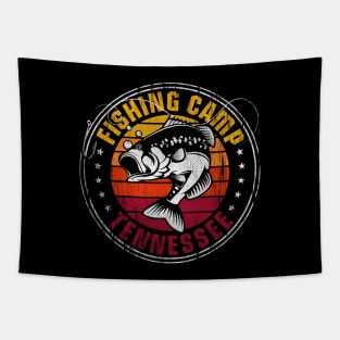 Fishing Camp Tennessee summer vacation 2021 gifts Tapestry