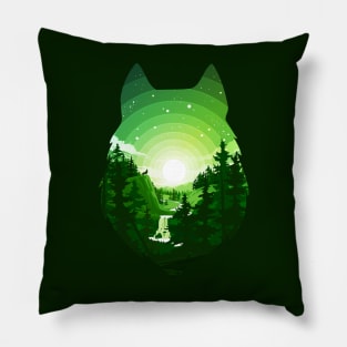 Wolf Forest Pillow