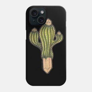 Cactus with crystal roots 6 Phone Case