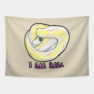 I Am Ball Pastel Python Tapestry