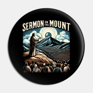 Sermon on the Mount, Jesus delivering the Sermon on the Mount Pin